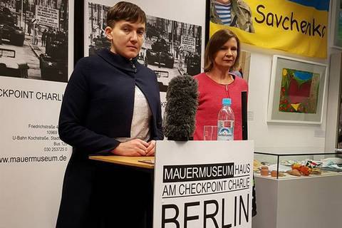 Савченко назвала Захарченка і Плотницького розумними і втомленими від війни людьми