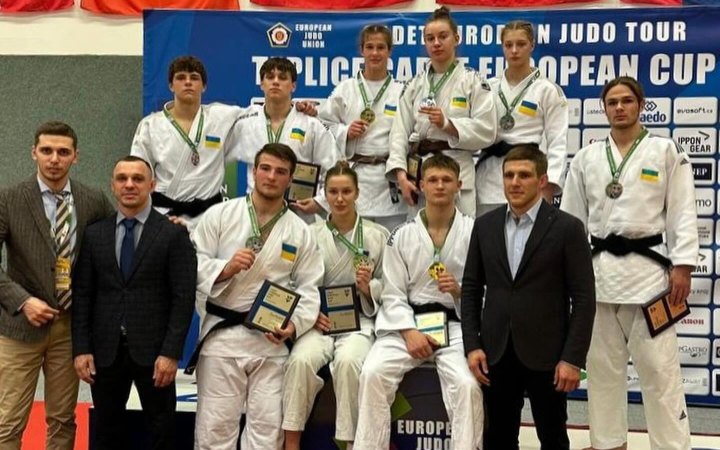 Українські дзюдоїсти вибороли 12 медалей на Кубку Європи серед кадетів