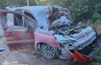 Росіяни атакували автомобіль рятувальників на Донеччині