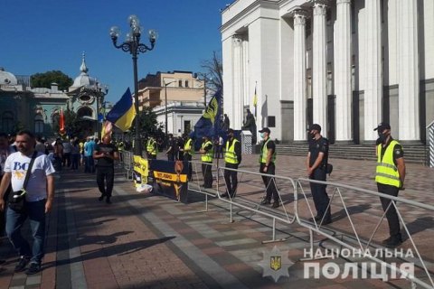 Поліція посилила заходи безпеки в центрі Києва