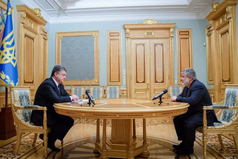 ​Коломойский посоветовал Порошенко "быть осторожнее в высказываниях" о нем и о телеканале "1+1" 