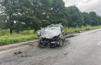На Харківщині зіткнулися Renault, Fiat і Mercedes, одна людина загинула