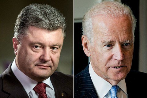 Порошенко и Байден согласились с безальтернативностью санкций против РФ