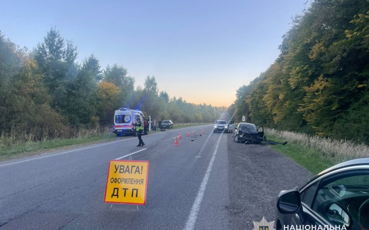 На Львівщині внаслідок ДТП постраждали 4 людей, серед них - діти