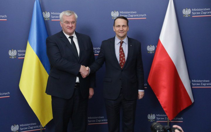 Україна та Польща проведуть переговори на рівні міністрів закордонних справ