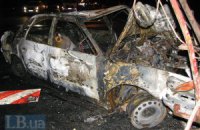 На автостраде Киев-Борисполь водитель такси врезался в грузовик и взорвался