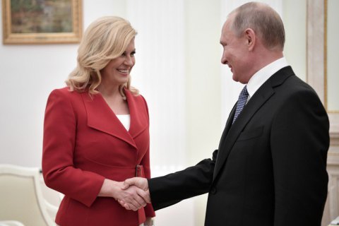 Президент Хорватии пригласила Путина в Загреб