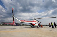 Украинский вертолет "Надежда" впервые поднялся в небо в Запорожье