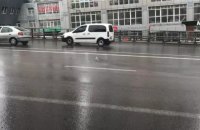 Новопостроенный Шулявский мост в Киеве не справился с дождем