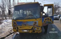 У Луцьку в результаті зіткнення маршруток постраждало 11 осіб