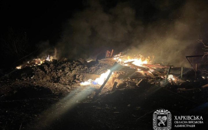 Росіяни вночі атакували шістьма дронами Леб'яже в Харківській області. Загинули двоє жінок