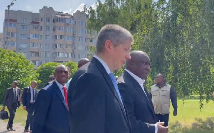 Президент ПАР та інші африканські лідери відвідали Бучу