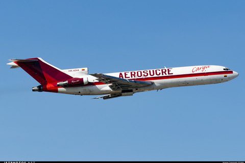 В Колумбии разбился грузовой самолет Boeing 727
