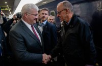Канцлер Німеччини Фрідріх Мерц прибув з візитом до Києва (доповнено)