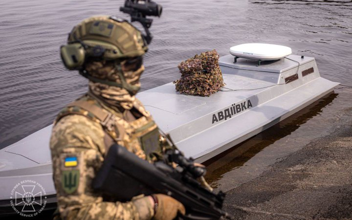 СБУ показала перший іменний морський дрон “Авдіївка”, на який донатили українці