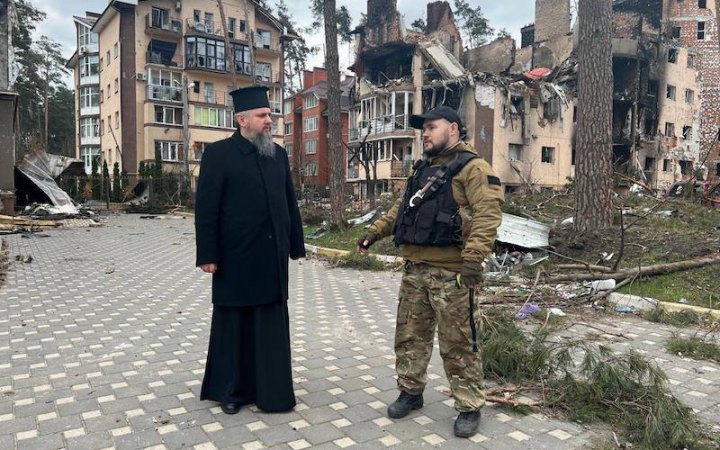 Епифаний отслужил панихиду по расстрелянным и замученным украинцам в Буче