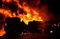 В Николаеве на заправке взорвался бензовоз