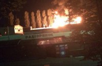 Уночі на столичному радіоринку сталася пожежа