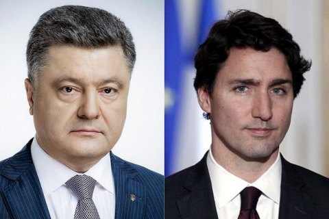 Порошенко провел телефонный разговор с Трюдо накануне саммита G20