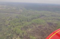В Чернобыльской зоне отчуждения и Житомирской области продолжается тление после пожаров
