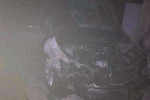 В Киеве сгорел автомобиль известного адвоката