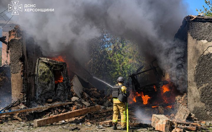 На Херсонщині через російські обстріли поранені дев’ятеро людей