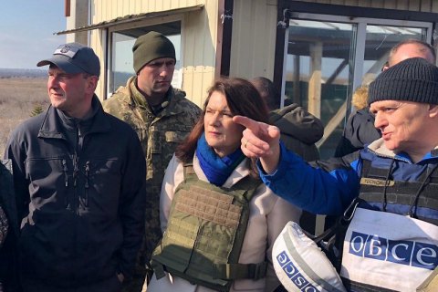 Голова ОБСЄ відвідає Донбас