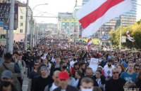 У Білорусі в неділю на акціях протесту затримали 442 людини