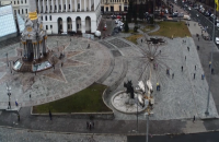 С Майдана Независимости в Киеве убрали последнюю палатку