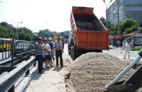 Провал на Телиги заделают в ночь на среду