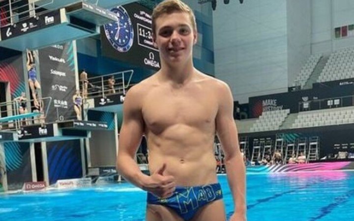 Болюх поклав у скарбничку України ще одне "золото" ЧС-2022 зі стрибків у воду серед юніорів