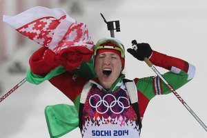 Шипулин и Домрачева выиграли московскую "Гонку чемпионов"