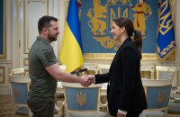 Зеленський зустрівся з міністеркою з питань зміни клімату Об’єднаних Арабських Еміратів