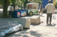 В Севастополе повалили памятник маленькому Ленину