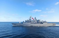 В Черном море тренировались корабли Украины, США, Турции и Румынии.