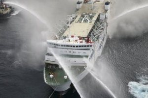 В Красном море затонул ранее горевший паром