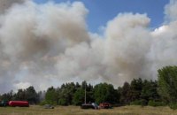 У Дніпропетровській області горить 50 га лісу