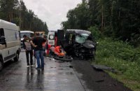 В крупном ДТП возле Львова погиб человек, еще восемь оказались в больнице