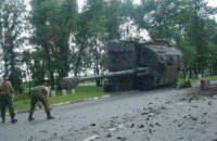 У Росії перекинулася САУ, яка їхала до кордону з Україною