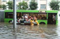 Cильнейший ливень затопил Гомель