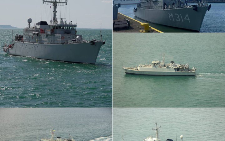 Станом на червень у складі ВМС України буде 5 протимінних кораблів, – Офіс президента