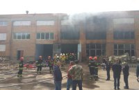 У Черкасах горів шовковий комбінат
