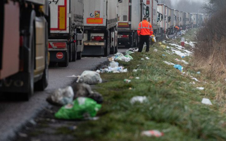Польські перевізники анонсували нову акцію протесту на кордоні з Україною