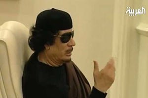 Сирийский телеканал передал обращение Каддафи