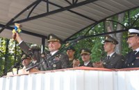В Киевский военный лицей имени Богуна впервые приняли девушек