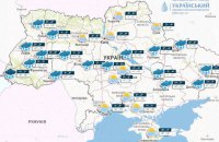У понеділок синоптики прогнозують сніг подекуди з дощем