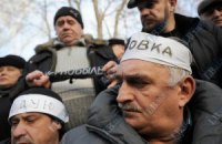 Чернобыльцы продолжают голодовку у Кабмина