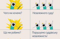 Верховный Суд мемом в Facebook намекнул СНБО на нарушение судейской независимости