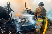 У Чернігівській області через БпЛА були пожежі. Постраждала жінка