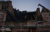 НАНУ розробляє проєкт консервації будівлі президії в Києві, що зазнала руйнувань після російської атаки